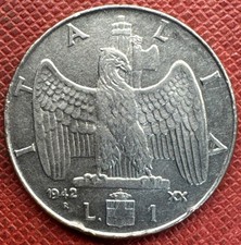 Italy 1942-R Acmonital 1 Lira