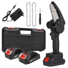 MINI MOTOSEGA A BATTERIA ELETTRICA PROFESSIONALE PORTATILE GIARDINAGGIO GIARDINO