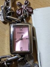 Fossil orologio donna argento rettangolare classic