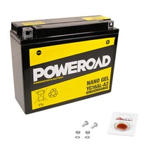 batteria gel esente da manutenzione pronta per l'installazione + pronta per l'avvio sostituisce YB16AL-A2 incl. deposito