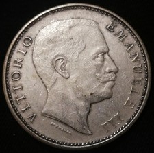 5 LIRE 1901 - AQUILA SABAUDA -