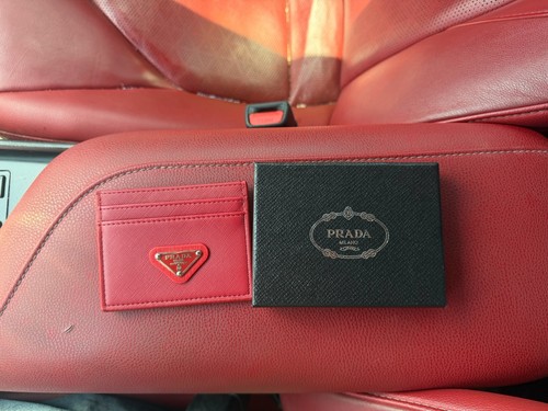 Portafoglio donna prada logo - portafoglio,