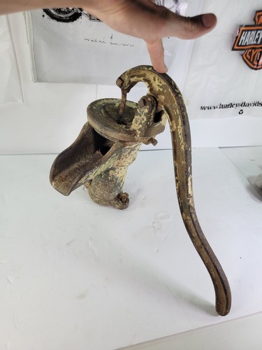Antique cast iron water pump - cast,