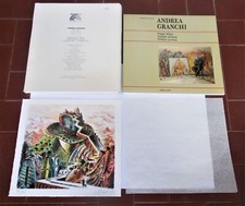 ANDREA GRANCHI Viaggi obliqui LIBRO + ACQUAFORTE ed speciale catalogo NUMERATO