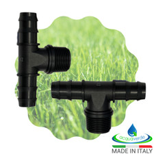 Tee raccordo filettato maschio - raccordo,