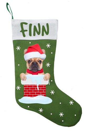 Calza natale bulldog - calza,