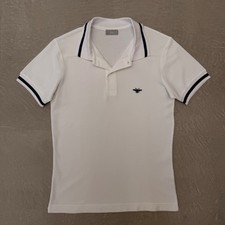 DIOR　Cotton polo shirt white