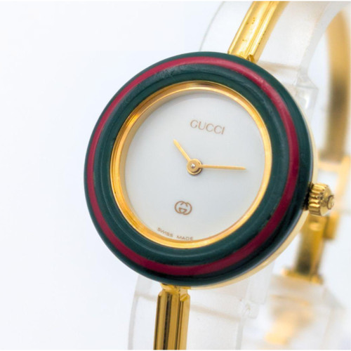 Gucci 1100l change bezel - change, gold