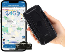 4G Localizzatore GPS per Auto Senza Abbonamento GPS Tracker 20000 Mah Con Tempo 