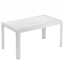 Tavolo rettangolare in resina