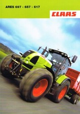 Claas Ares 697 657 617, originale depliant 2005