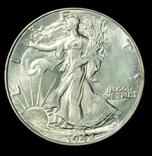 Mezzo dollaro 1942 50C Walking