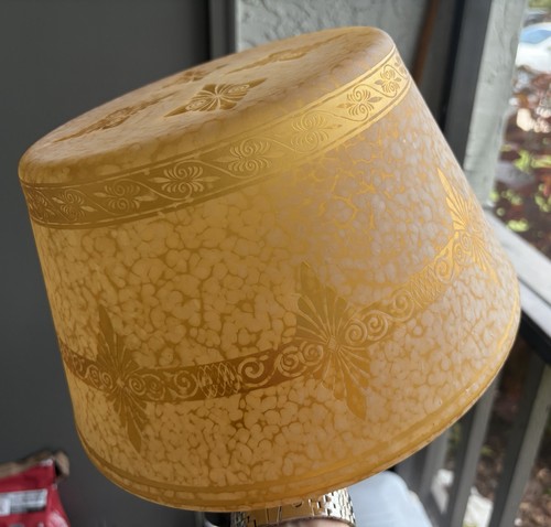 Antico globo lampada - art, decò