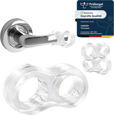 Paracolpi Porta 10 Pezzi - Fermaporta Maniglia in Silicone Flessibile, Proteggi 