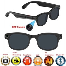 Occhiali AI con fotocamera 8MP