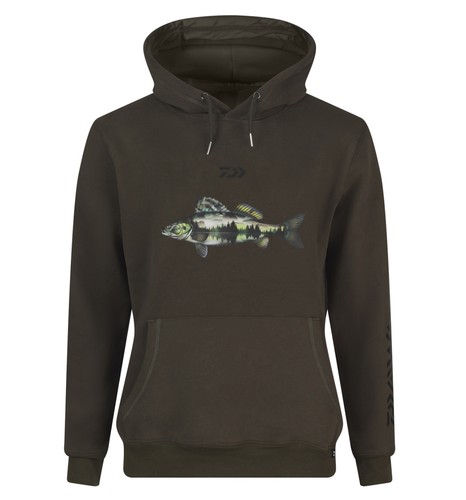 Felpa con cappuccio daiwa - felpa,