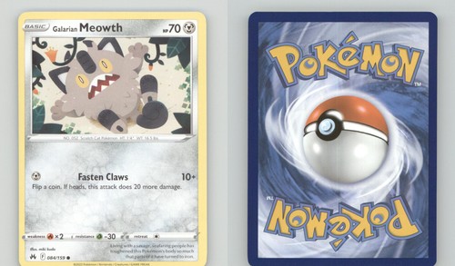 Galarian meowth 084 - meowth, 084/159
