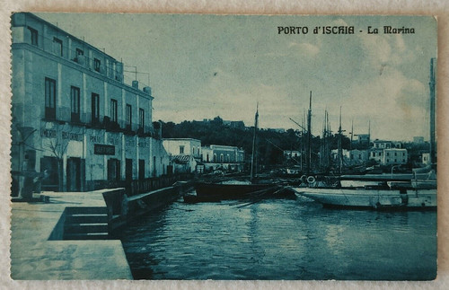 Cartolina ischia porto - ischia,