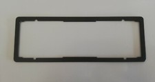 MASCHERINA AUTORADIO RIDUZIONE METALLICA CORNICE STEREO ADATTATORE 1 DIN ISO
