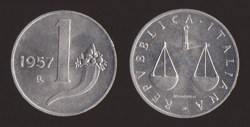Lira 1957 cornucopia e - lira,