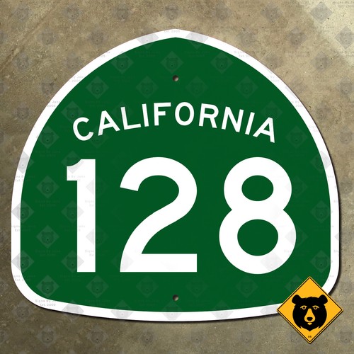 California state route - route, 128