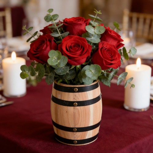 Vaso fiori retrò con - da,