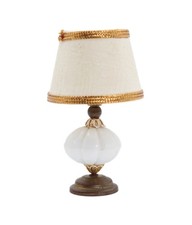 Lampada da tavolo bianca