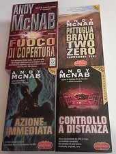 Stock n. 18 Quattro libri di Andy McNab,titoli nella foto e nelle note .  ...
