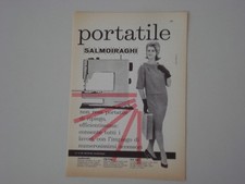advertising Pubblicità 1960 MACCHINA PER CUCIRE SALMOIRAGHI
