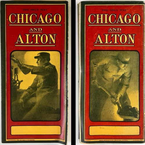 Antique 1904 chicago alton - antique,
