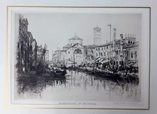 VENEZIA.  Lotto di 5 stampe