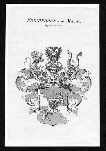 1820 mayr wappen - mayr, stemma