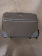 Valigia da viaggio grigia vintage con ruote Regency