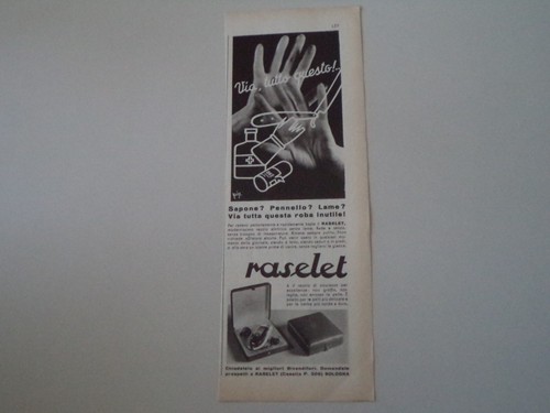 Advertising pubblicità 1939 - advertising,