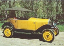 CITROEN 5 CV 1922 Cartolina PK Fotografia Fotografia Auto d'epoca