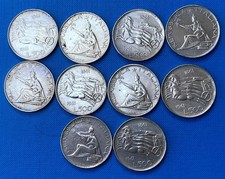 Lotto monete 500 lire - 10,