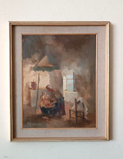 Dipinto interno olio - olio, su