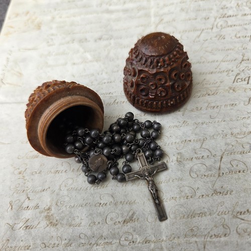 Rosario argento scatola - in,