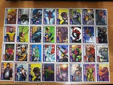 FIGURINE SCIOLTE LOTTO N.30 CARDS MARVEL COOP