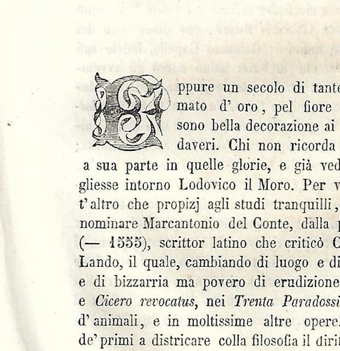 Stampa antica capolettera - stampa,