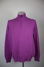 MARINA YACHTING MAGLIONE VINTAGE UOMO TG XL SWEATER MAN LANA CERNIERA VIOLA