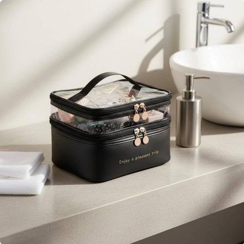 Beauty case doppio - a, strato
