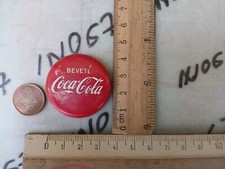  ?BEVETE Coca Cola ??MAGNETE PUBBLICITARIO A BOLLO - ORIGINALE  '60 /'70?✔️