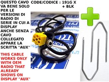 Cavo cavetto Kit AUX Mp3 ALFA