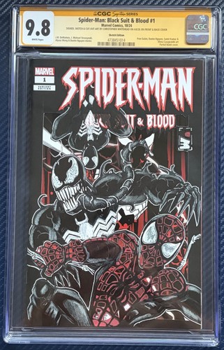 Spider man black suit and - spider-man:,