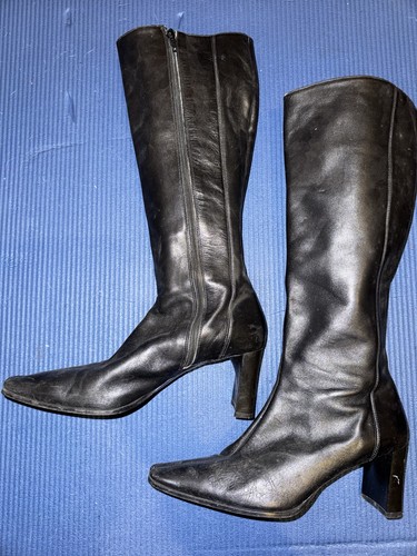 100 leather boots size usa - leather,