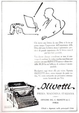 Pubb 1928 olivetti 20 - m.,