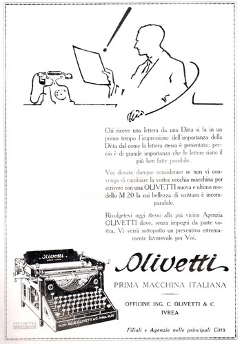 Pubb 1928 olivetti - pubb.1928,