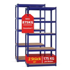 Scaffali mensola metallo - scaffali, blu