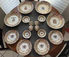 19th capodimonte service - 19th, c.